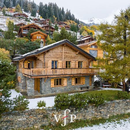 L'Alouvy Winter Dream Chalet For Family At Verbier Vila Exterior foto