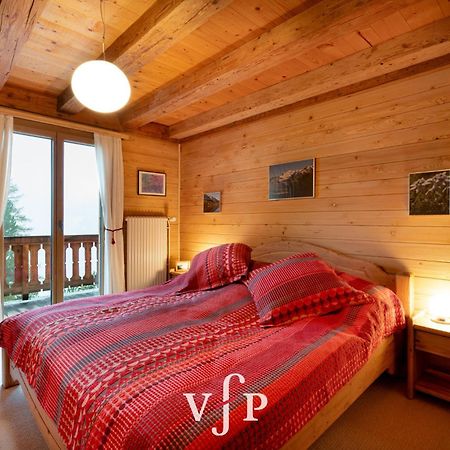 L'Alouvy Winter Dream Chalet For Family At Verbier Vila Exterior foto