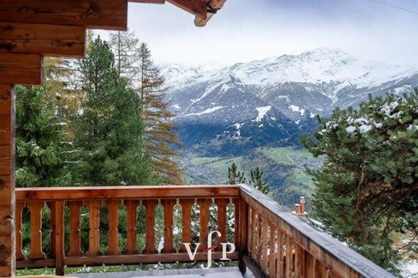 L'Alouvy Winter Dream Chalet For Family At Verbier Vila Exterior foto