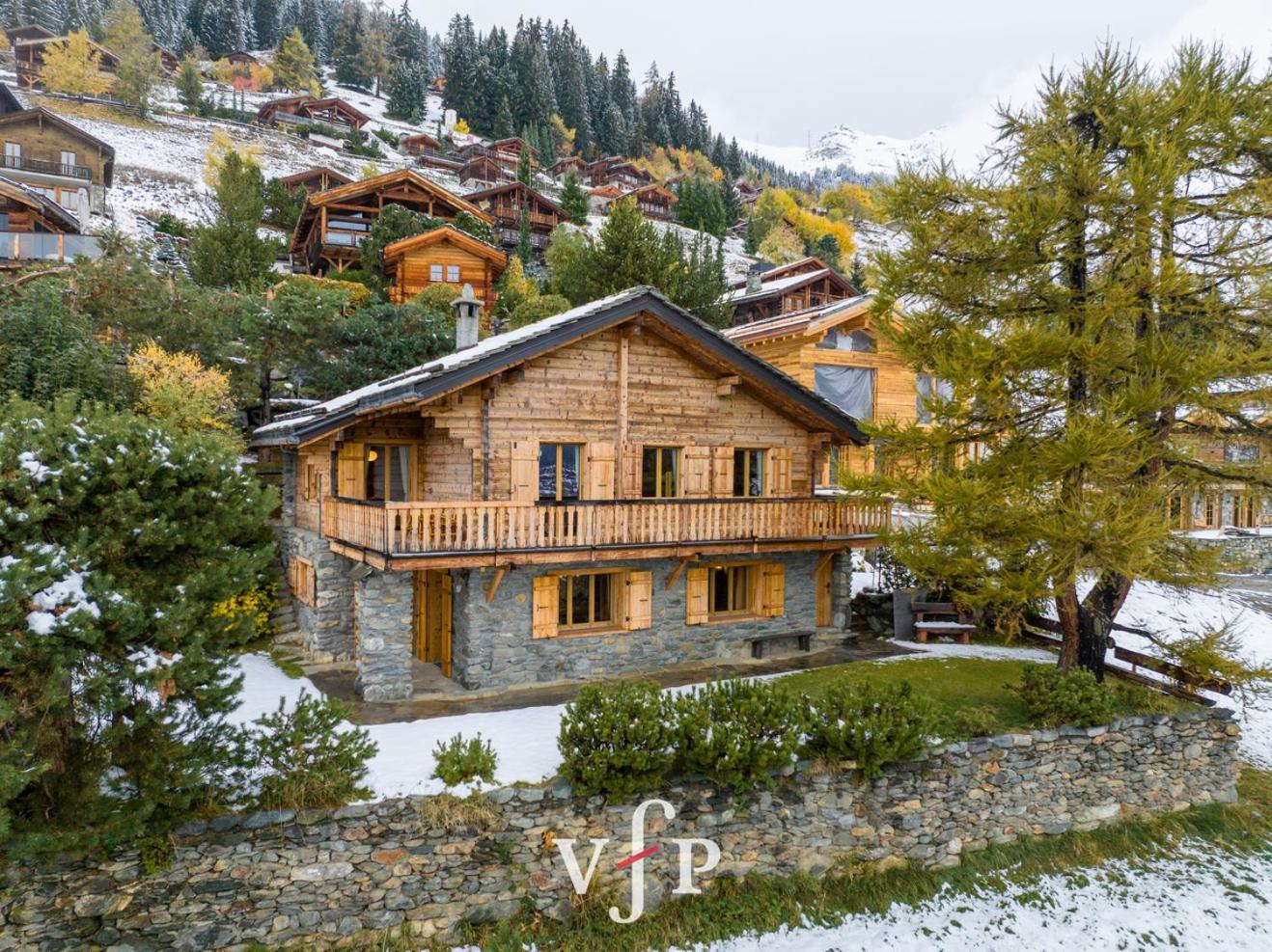 L'Alouvy Winter Dream Chalet For Family At Verbier Vila Exterior foto