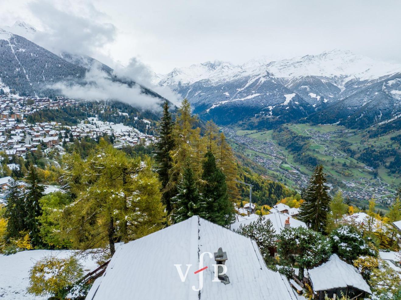 L'Alouvy Winter Dream Chalet For Family At Verbier Vila Exterior foto